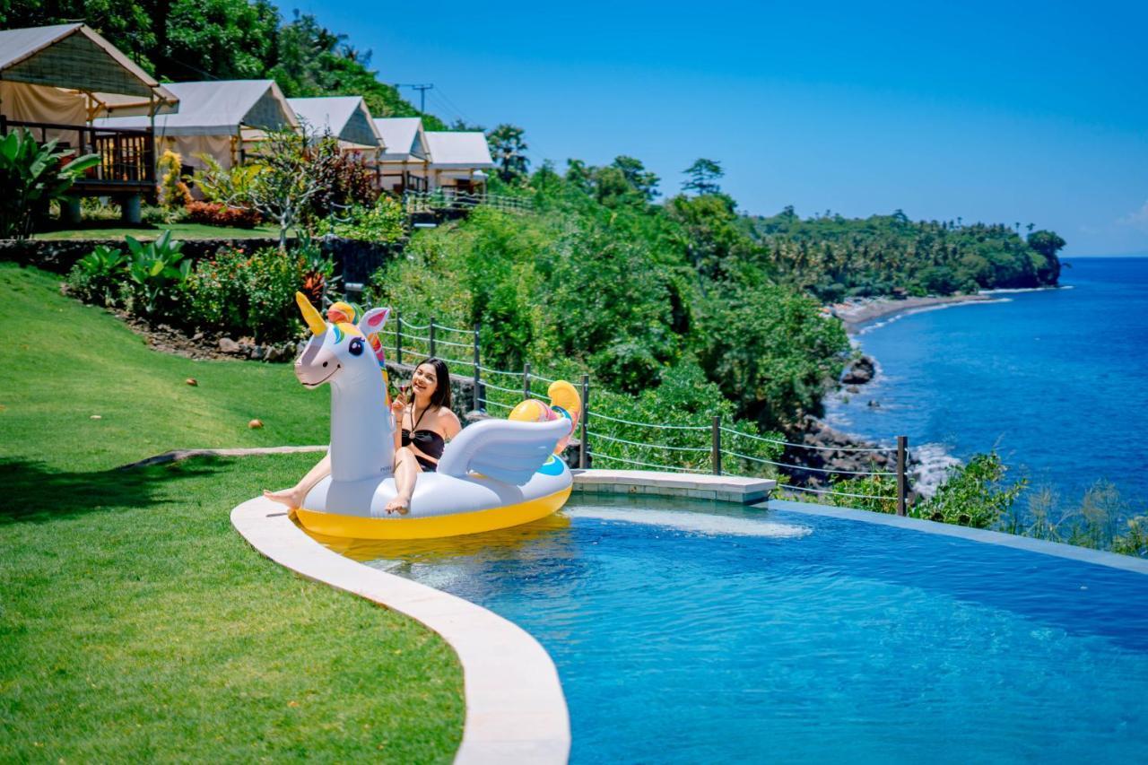 Bali Cliff Glamping Hotel Seraya ภายนอก รูปภาพ