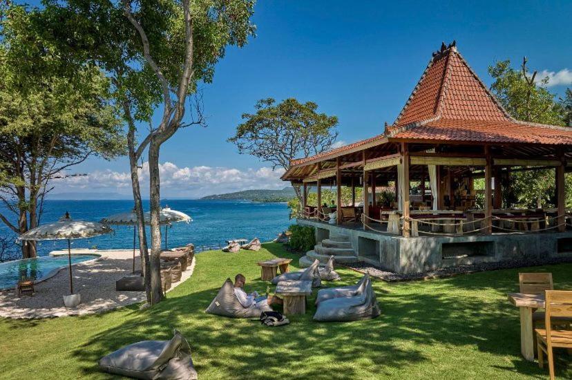 Bali Cliff Glamping Hotel Seraya ภายนอก รูปภาพ