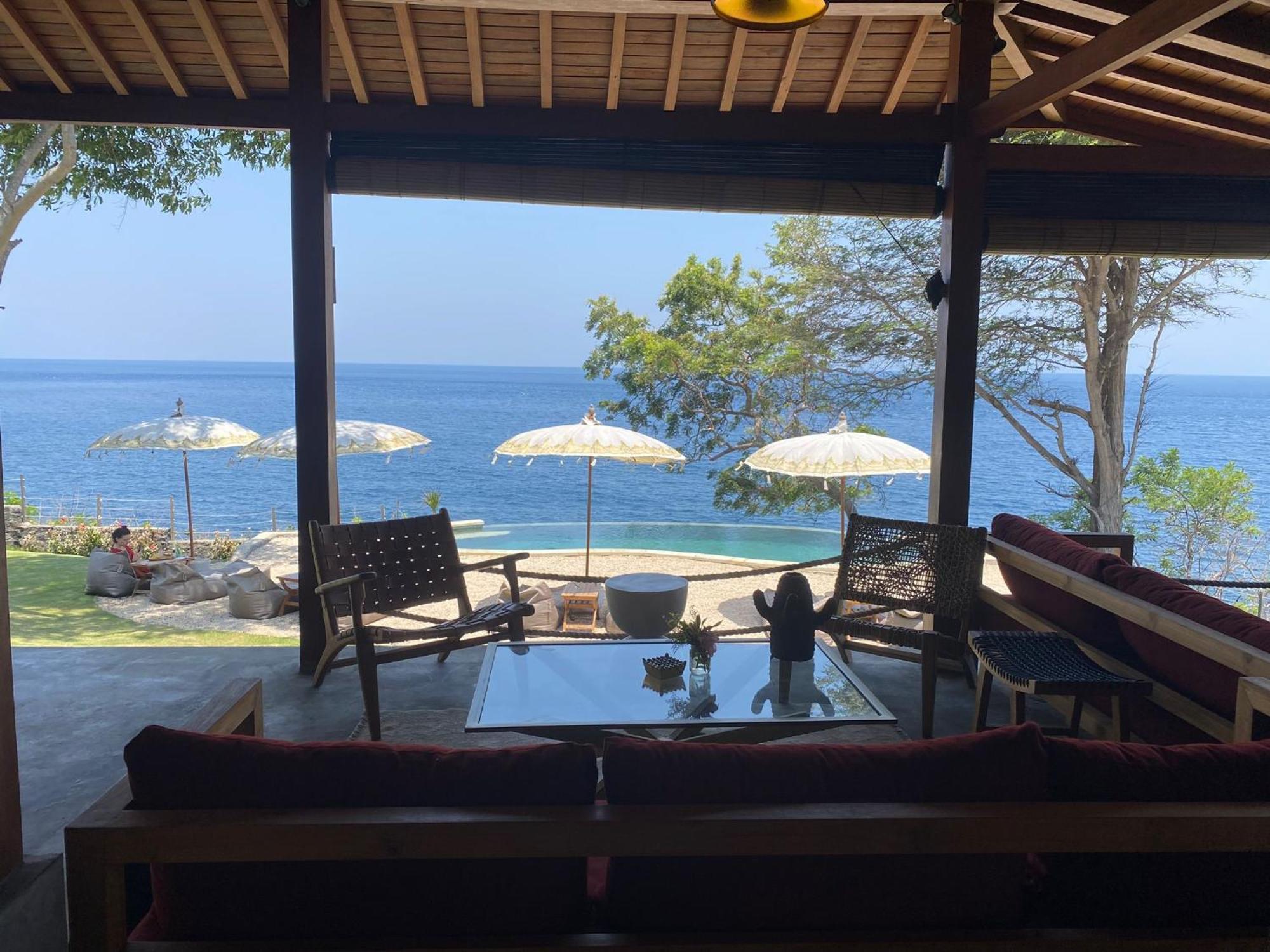 Bali Cliff Glamping Hotel Seraya ภายนอก รูปภาพ
